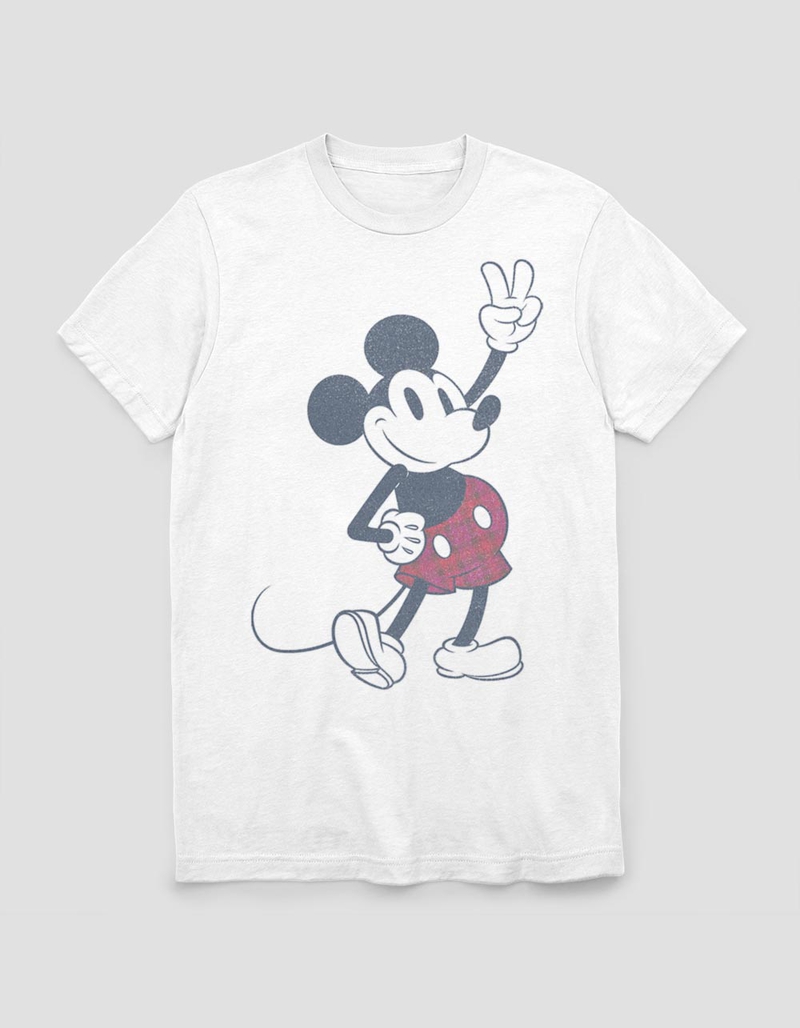 DISNEY Plaid Mickey Unisex Tee image number 0