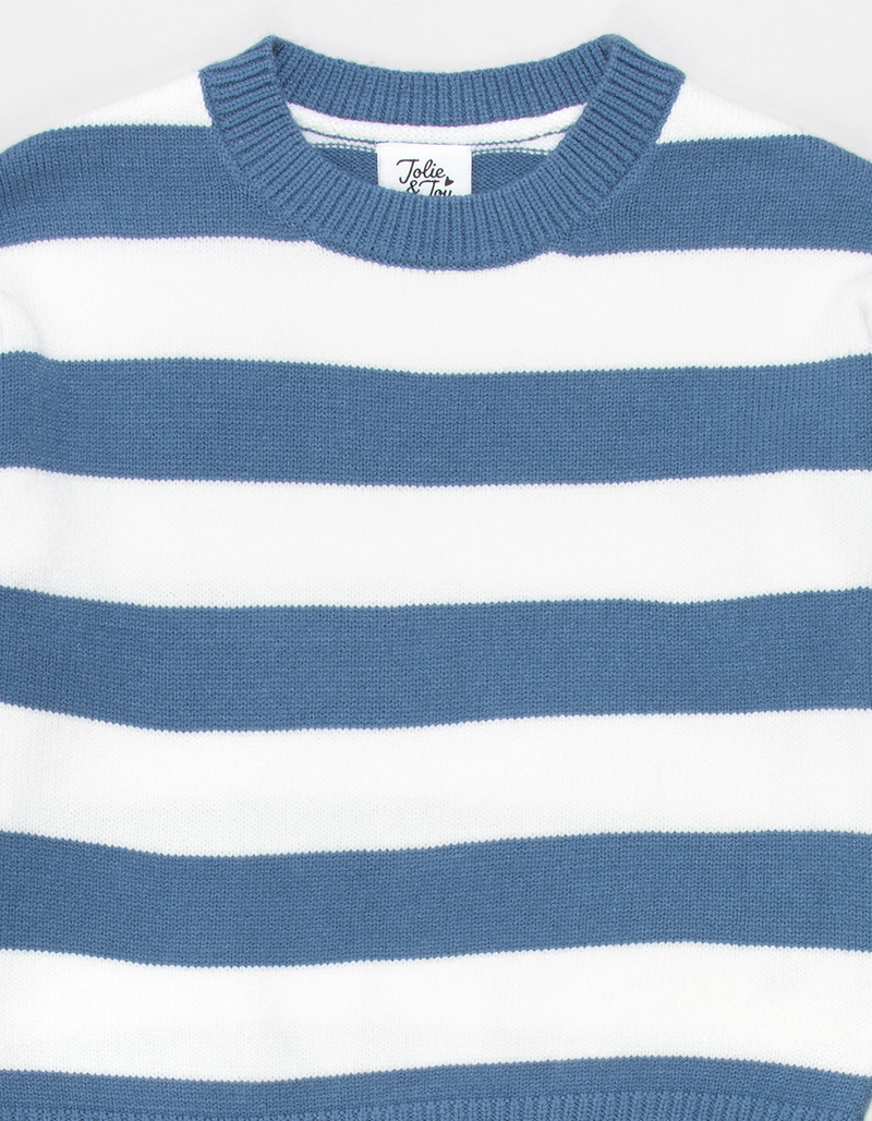 JOLIE & JOY Girls Stripe Sweater image number 1