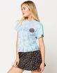 SANTA CRUZ Cloud Tie Dye Womens Crop Tee image number 3