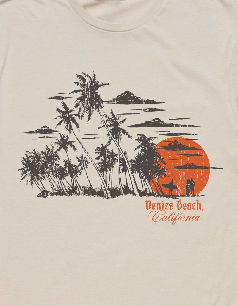 VENICE BEACH Surf Distressed Unisex Tee image number 1