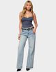 EDIKTED Katanya Lace Up Top image number 4
