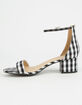 CITY CLASSIFIED Weekend Black & White Womens Heeled Sandals image number 3