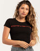 CORVETTE Womens Baby Tee image number 5
