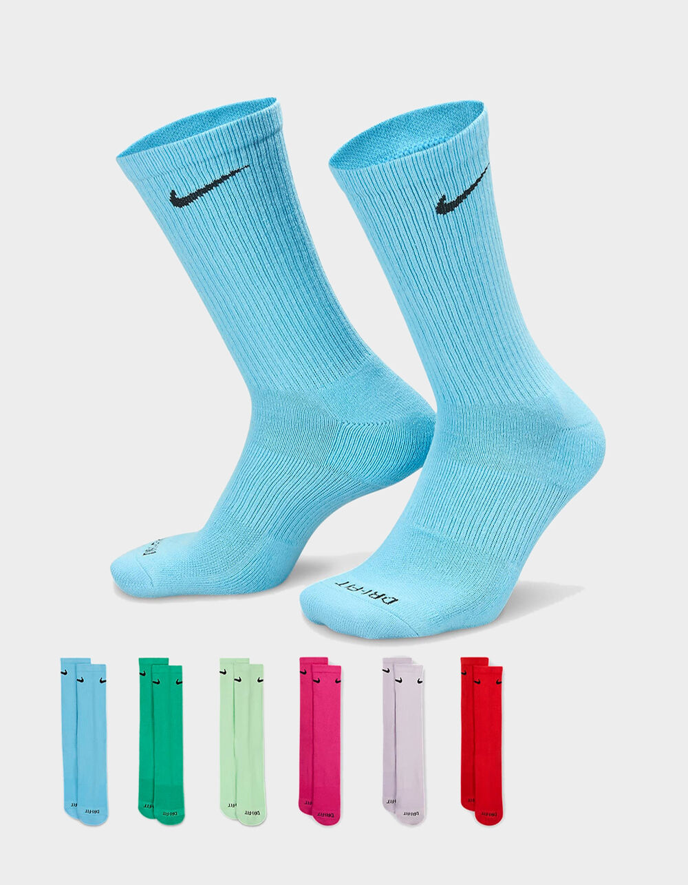 baby blue nike socks