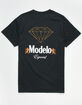 DIAMOND SUPPLY CO. x Modelo Mens Black T-Shirt image number 2