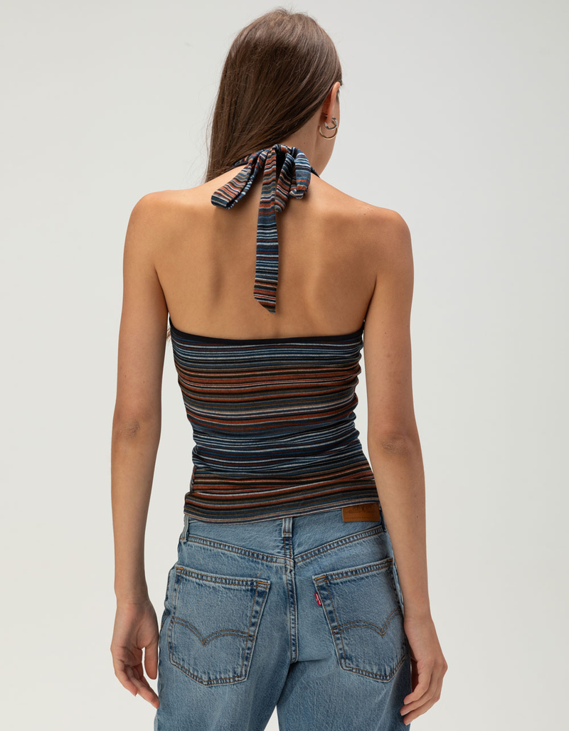 RSQ Womens Stripe Halter Top image number 4