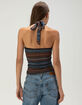 RSQ Womens Stripe Halter Top image number 5