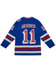 MITCHELL & NESS Blue Line Mark Messier New York Rangers 1993 Mens Hockey Jersey image number 2