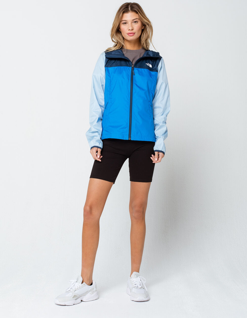 THE NORTH FACE Cyclone Packable Womens Blue Windbreaker Jacket image number 3