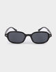 RSQ Slim Oval Plastic Sunglasses image number 2