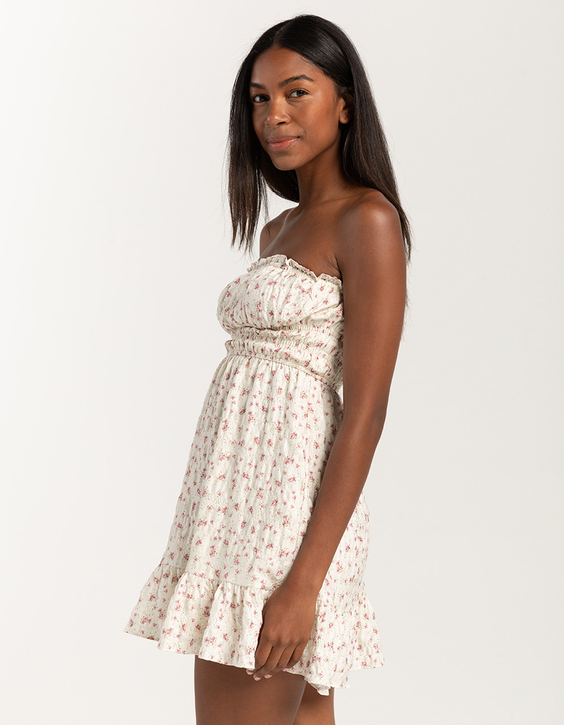 FULL TILT Womens Ruffle Tube Dress image number 2