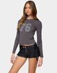 EDIKTED Kaisley 76 Long Sleeve Tee image number 4