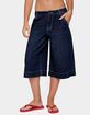 EDIKTED Letty Low Rise Denim Bermuda Shorts image number 1