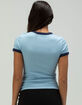 TILLYS Womens Ringer Tee image number 4