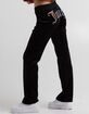 JUICY COUTURE Classic Bling Womens Velour Pants image number 4