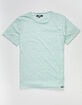 DIVISION Luke Mens Blue Pocket Tee image number 1