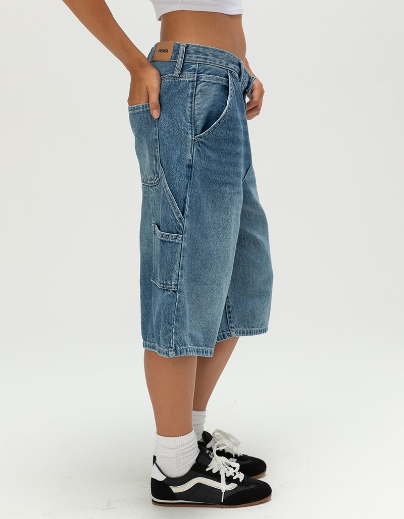 RSQ Womens Low Rise Carpenter Jorts image number 3