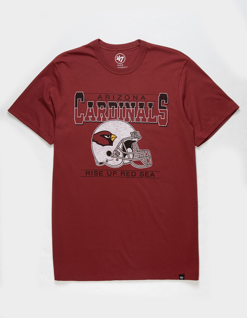 47 BRAND Arizona Cardinals Rise Up Red Sea Mens Tee image number 0