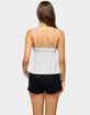 EDIKTED Belen Polka Dot Lacey Babydoll Top image number 3