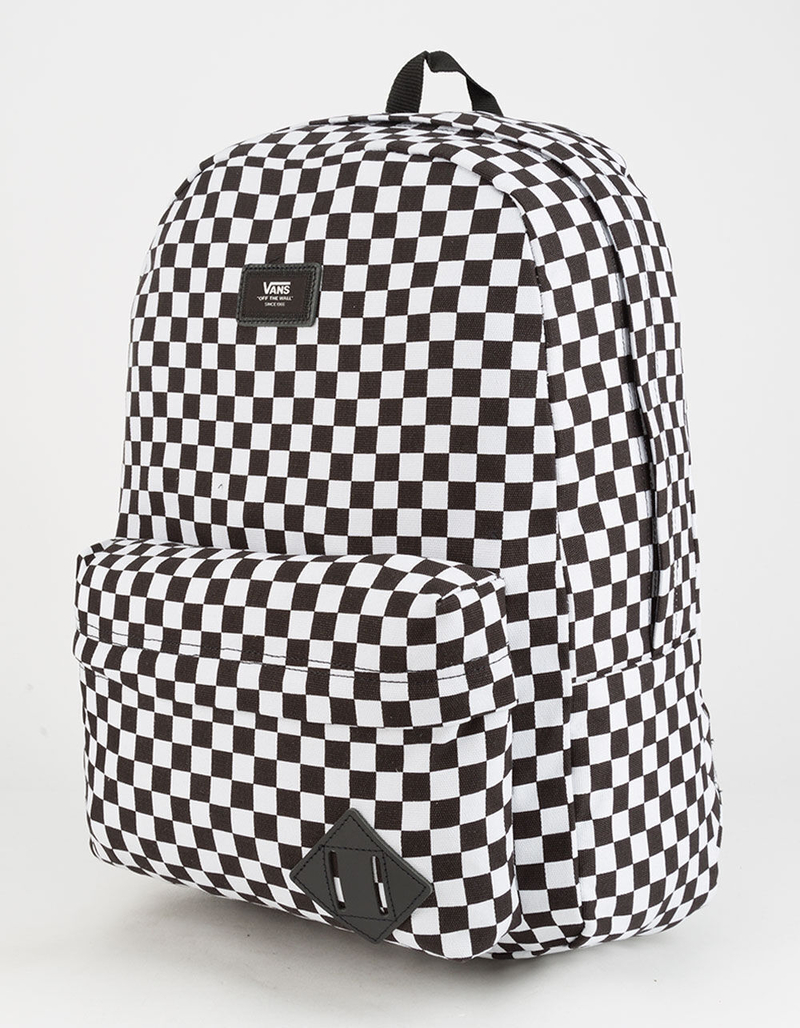 VANS Old Skool II Black & White Checkerboard Backpack image number 2