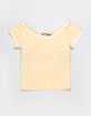 NECTAR CLOTHING Girls Lace Trim Top image number 1
