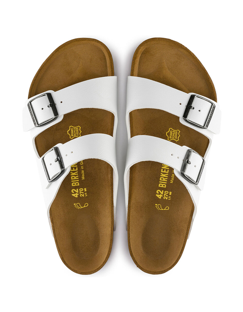 BIRKENSTOCK Arizona Womens White Sandals image number 1