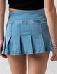 BDG Urban Outfitters Kilt Denim Mini Skirt image number 3