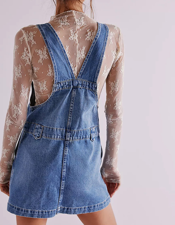 FREE PEOPLE We The Free Edie Womens Denim Skirtall Alternative Image