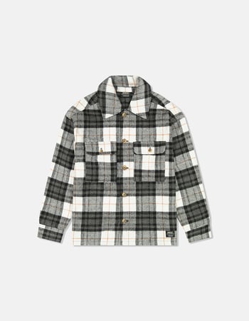 WESC Button Mens Flannel Jacket Primary Image