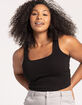 FULL TILT Square Neck Womens Tank image number 6