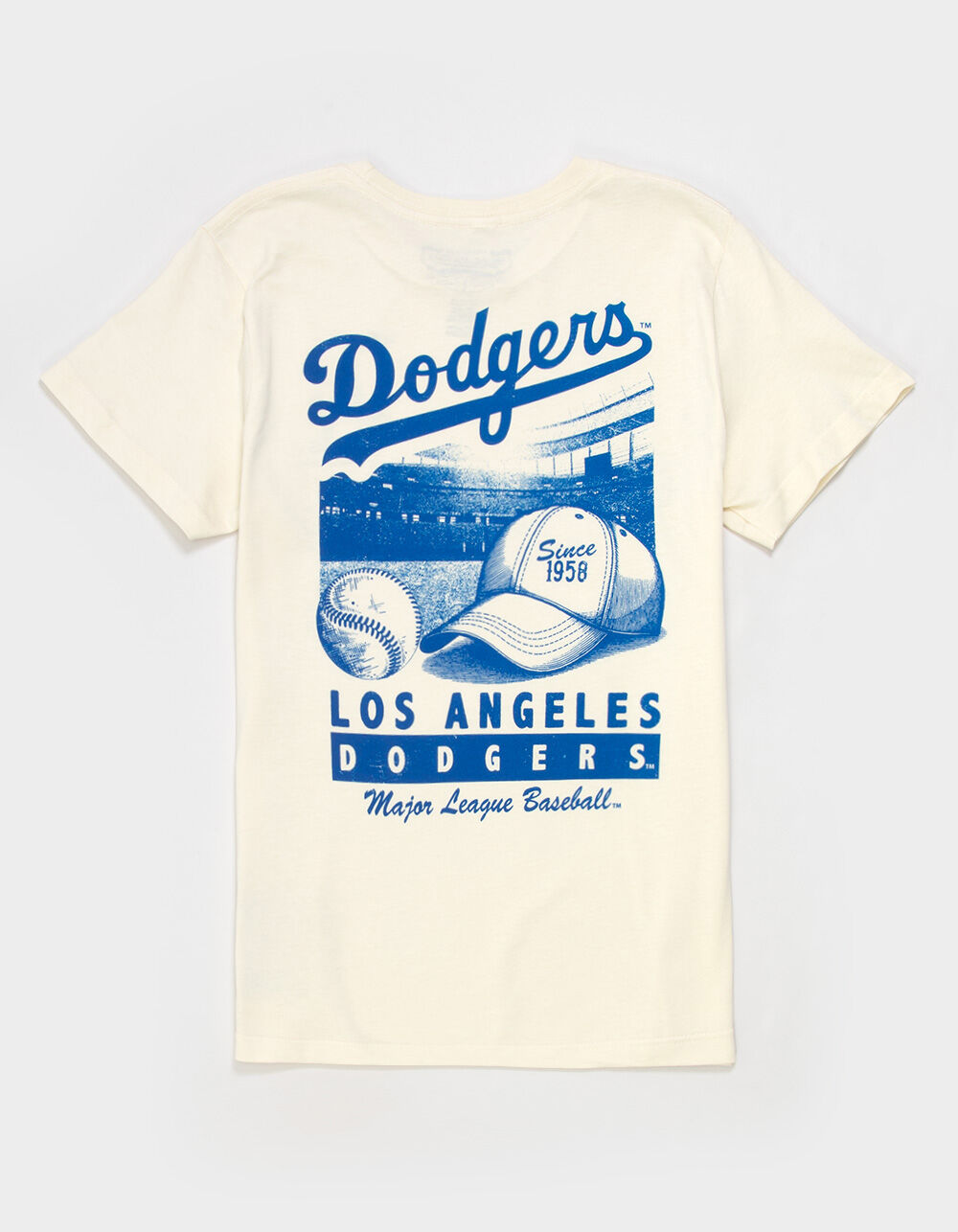 MITCHELL & NESS Los Angeles Dodgers Locker Room Boys Tee - NATURAL