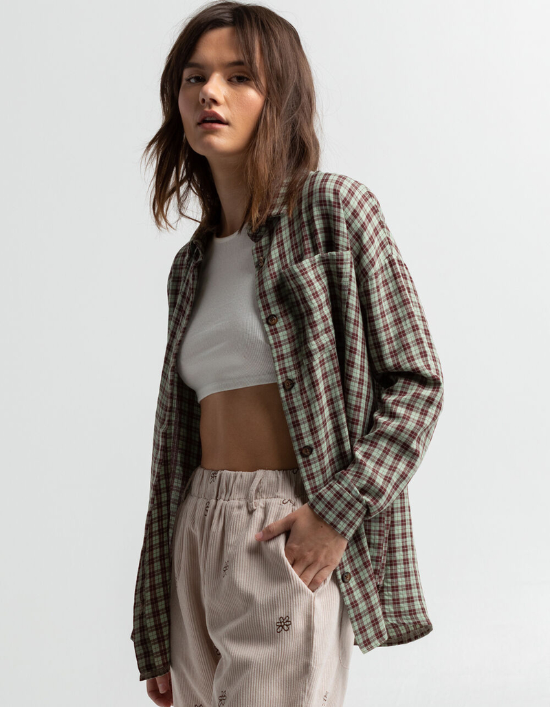 DAISY STREET Lucy Womens Button Up Shirt image number 1