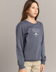 FULL TILT Aspen Girls Embroidered Crewneck Sweatshirt image number 3
