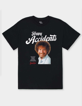 BOB ROSS Happy Accidents Unisex Tee Primary Image