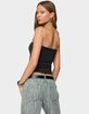 EDIKTED Blanco Studded Grommet Tube Top image number 2