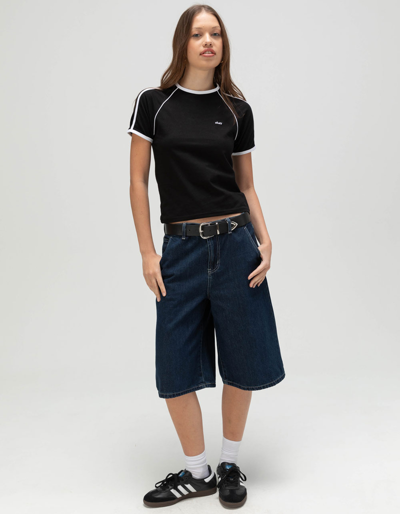 OBEY Diversion Womens Fitted Raglan Tee image number 1