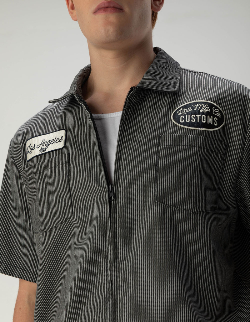 LIRA Garage Mens Zip-Up Shirt image number 3