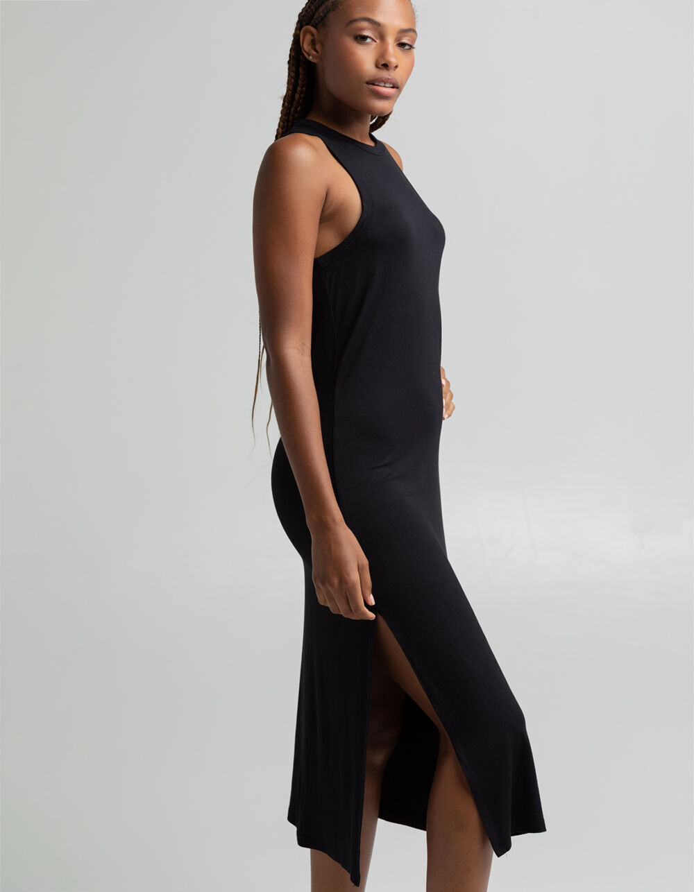 VOLCOM Stonelight Tank Dress - BLACK 