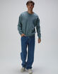 RSQ Mens Washed Oversized Crewneck Sweatshirt image number 5