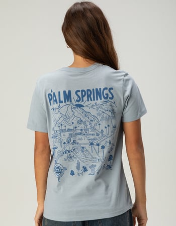 DISTANT LOCAL Palm Springs Womens Tee Primary Image