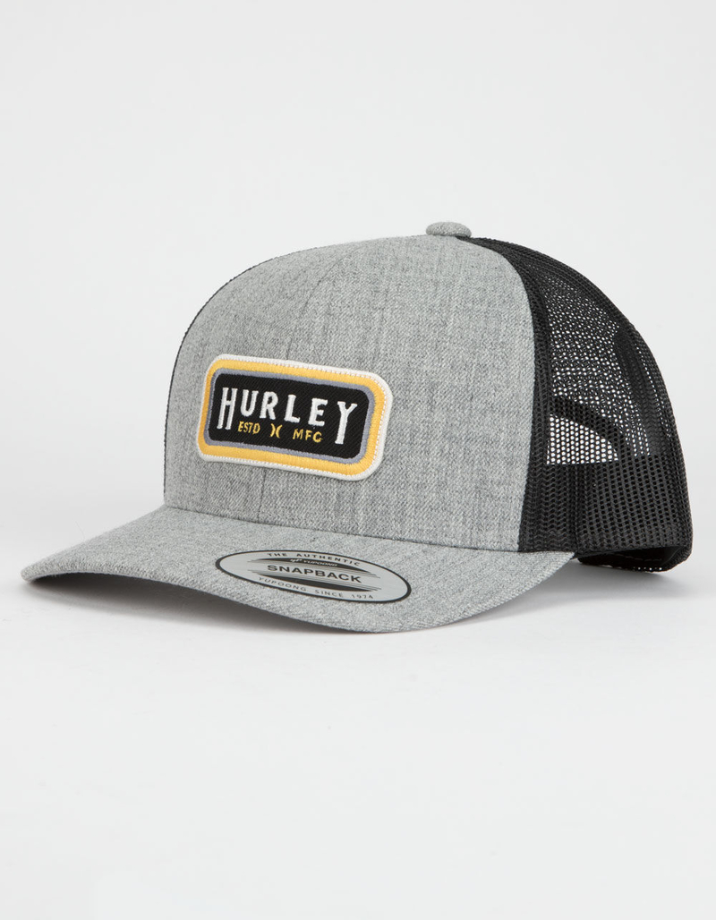 HURLEY Shiner Gray Mens Trucker Hat image number 0