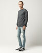 RSQ Seattle Mens Skinny Tapered Ripped Jeans image number 5
