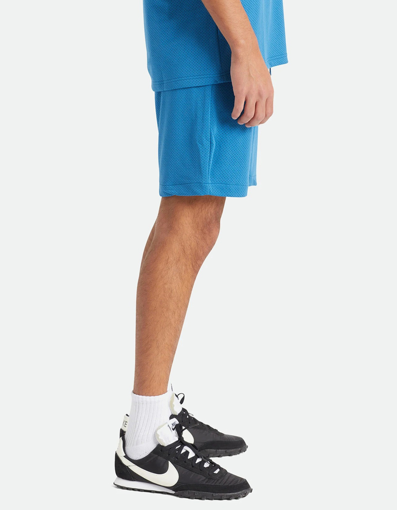 BRIXTON Shield Crest Mens Mesh Shorts image number 2