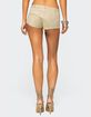 EDIKTED Sloane Faux Suede Micro Shorts image number 5