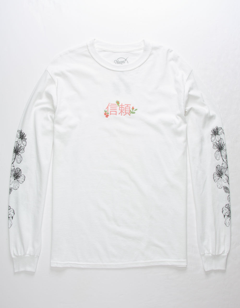 NEON RIOT Trust Kanji Mens T-Shirt image number 0