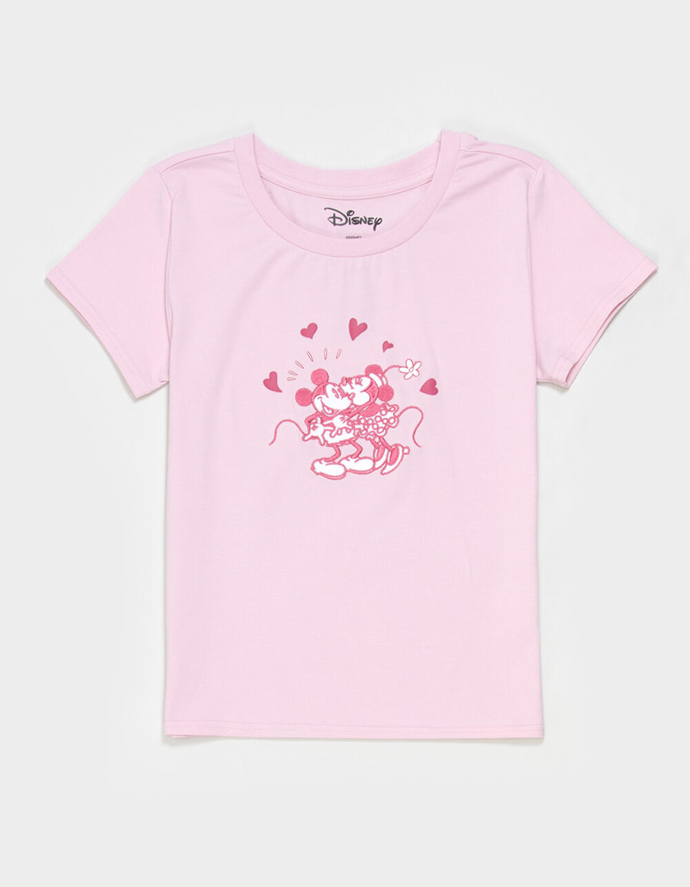 RSQ Disney Minnie Mouse Womens Baby Tee - PINK - L | Tillys