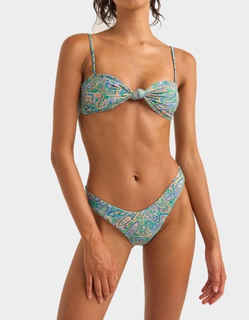 RHYTHM Cabo Paisley Knot Womens Bandeau Bikini Top Primary Image