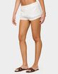 EDIKTED Arlie Floral Textured Sheer Shorts image number 5