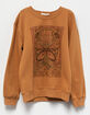 FULL TILT Butterfly Girls Oversized Crewneck Sweatshirt image number 1