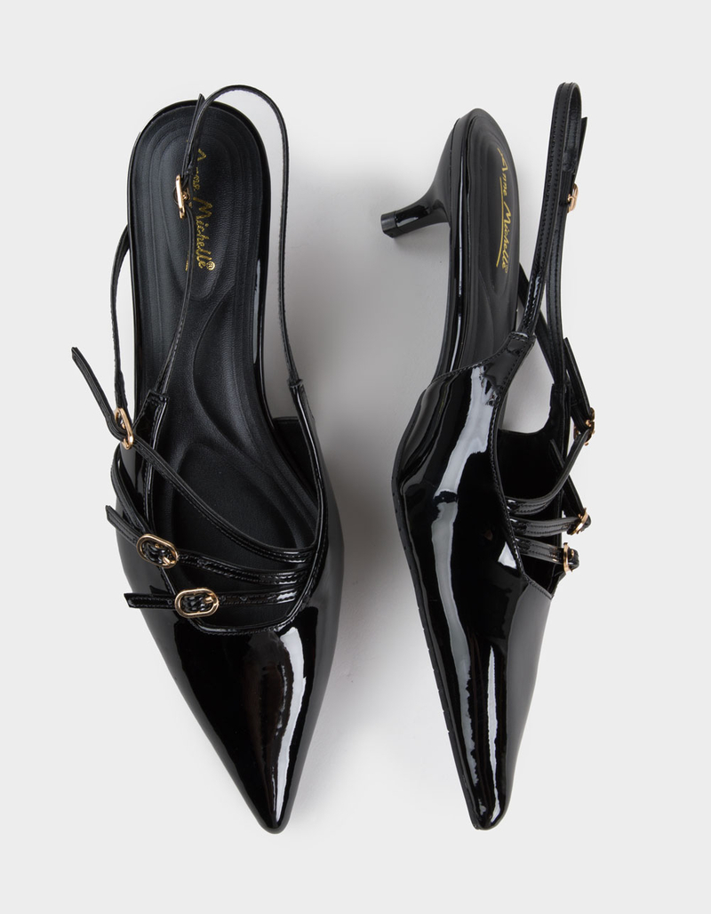ANNE MICHELLE Stile Womens Slingback Heels image number 4